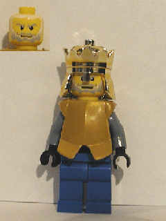 Breastplate - Armor over Dark Bluish Gray, King (10176)